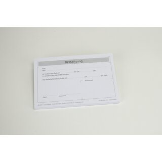 Bestätigung A6 100St