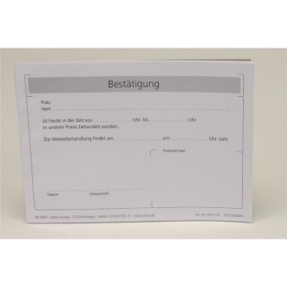 Anmeldung + Anamnese A4-111 100St