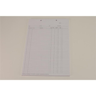 Krankenblatt B2 weiss kopfgel. 100St