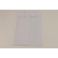 Krankenblatt B2 weiss kopfgel. 100St