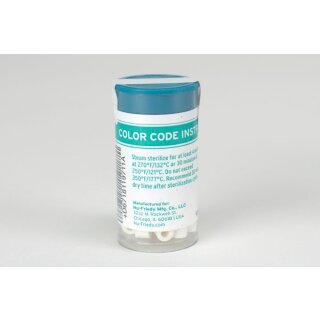 Kodierringe mini weiß 50St