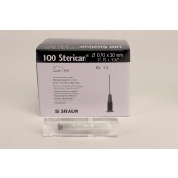 Sterican Einmalk. 0,70x30 Gr.12  100St