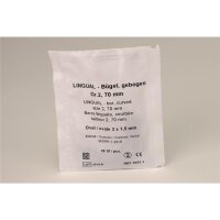 Lingualbügel geb. Gr.2 70mm 10St