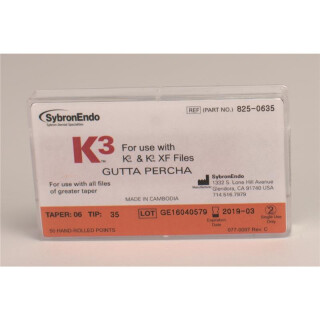 K3 Guttapercha Taper .06 35 50St