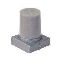 Inlaywachs grau hart S-U  45g