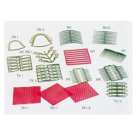 Wachsschablonen RN III  20Tafeln