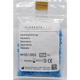 Separiergummiringe 2,1 mm 1000 St