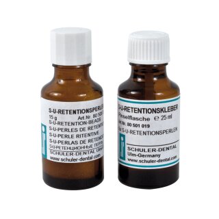 Retentionsperlen 0,8 m.Kleber Set