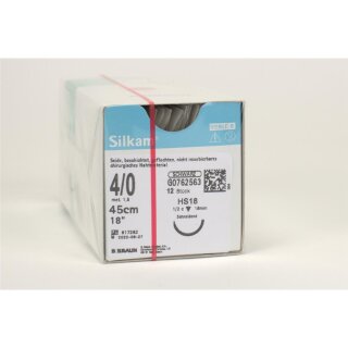 Silkam schwarz HS18 4/0  Dtz