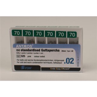 Guttapercha Stifte Tap.02 70  120St