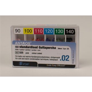 Guttapercha Stifte Tap.02 90-140  60St