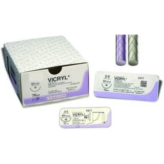 Vicryl violett 3-0/2 DA Black Dtz