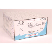 PH-Seide schwarz gefl. 4-0 J1 0,45 3Dtz