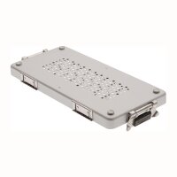 Deckel Mini-Container perforiert silber