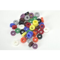Silikon Ringe 6,8mm sortiert 48St