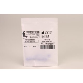 Silicone Plug f. Bohrerst. blau 8St