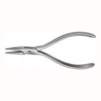 Flachzange 140mm Maul glatt/gerieft St