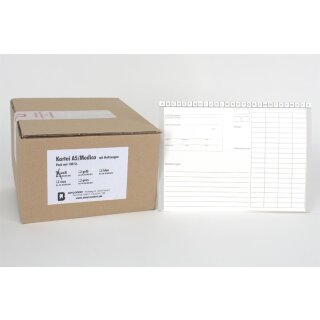 Karteimappe A5/medico weiß 100St