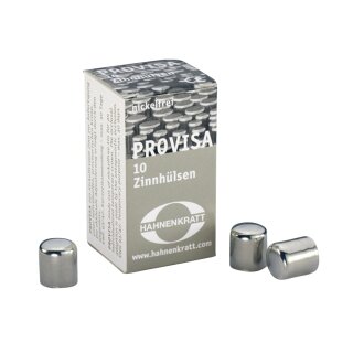 Zinnhülsen 37 PROVISA  10St