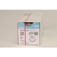 Silkam schwarz HS23 3/0 45cm Dtz