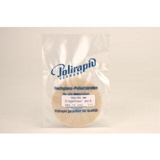 Schmalbürste AK Ziege weiß Ø60mm St