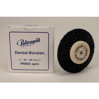 Polierbü.PRIMA spitz HK 4/Ø40/80mm St