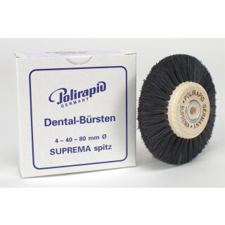Polierbü.SUPREMA spitz HK 4/Ø40/80mm St