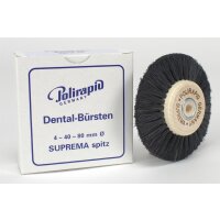 Polierbü.SUPREMA spitz HK 4/Ø40/80mm St