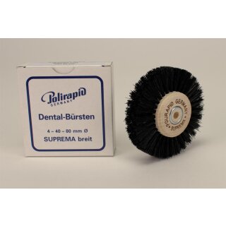 Polierbü.SUPREMA breit HK 4/Ø40/80mm St