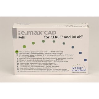 IPS e.max CAD Cer/inLab HT A1 I12 5St