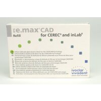 IPS e.max CAD Cer/inLab HT A4 I12 5St