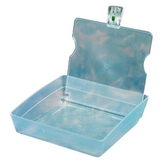 Arbeitsschale m.Klammer crystal St