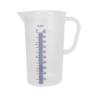 Messbecher m.Skala 1 Ltr. St