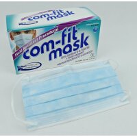 Com-Fit Fluid Resistant Earloop blue50St