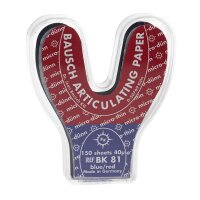 Occlusionspapier blau/rot BK 81 150Bl