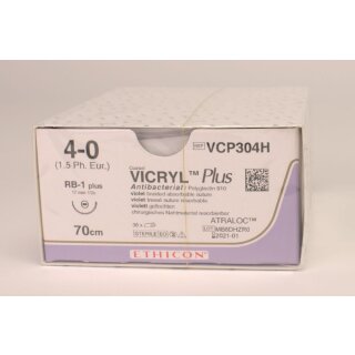 Vicryl Plus violett 4-0 RB1 1,5 3Dtz