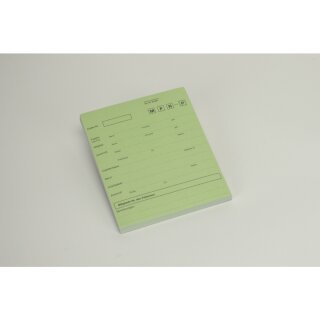 Anschriftblatt grün A5-504 50St