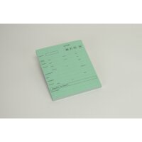 Anschriftblatt blau A5 504 50St