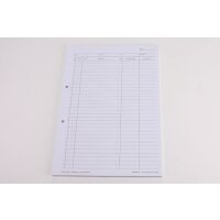 Krankenblatt B weiß Seitgel. 100St