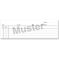 Krankenblatt M1 weiß kopfgel.100St