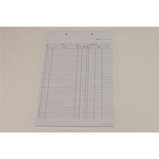 Krankenblatt P weiß kopfgel. 100St