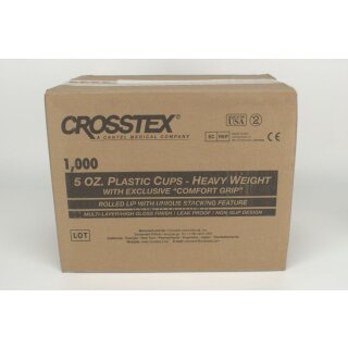 Mundspülbecher gelb 1000St Krt