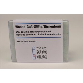 Gussbirnen Gr. 4 8mm 100St