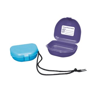 Spangenbox flach neon-lila  12St