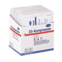 ES-Kompresse 5x5cm unsteril 16f 100St