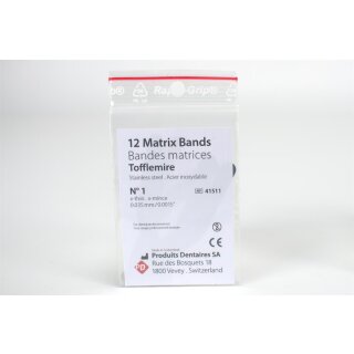 Tofflemire Matr. x-dünn  1 P.D. Dtz