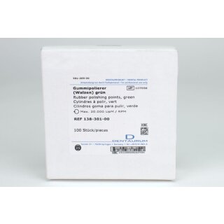 Gummipolierer Walze grün -C- 100St
