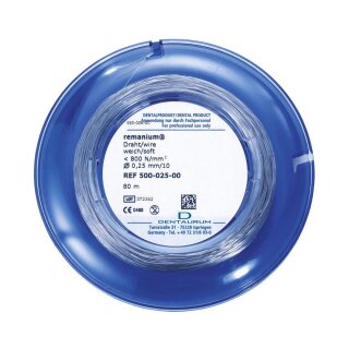 Remanium Draht weich 0,25mm 80mtr