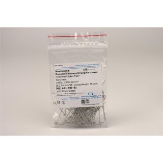 Dreiecksklammern Nonium 0,7/36mm Pa