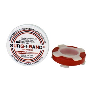 Surg-I-Band rot 6,20m x 6mm Rolle